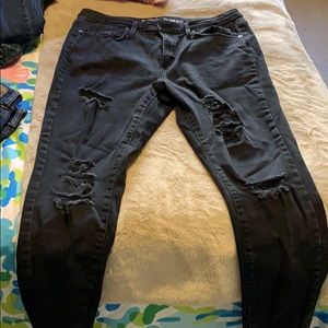 Black skinny jeans